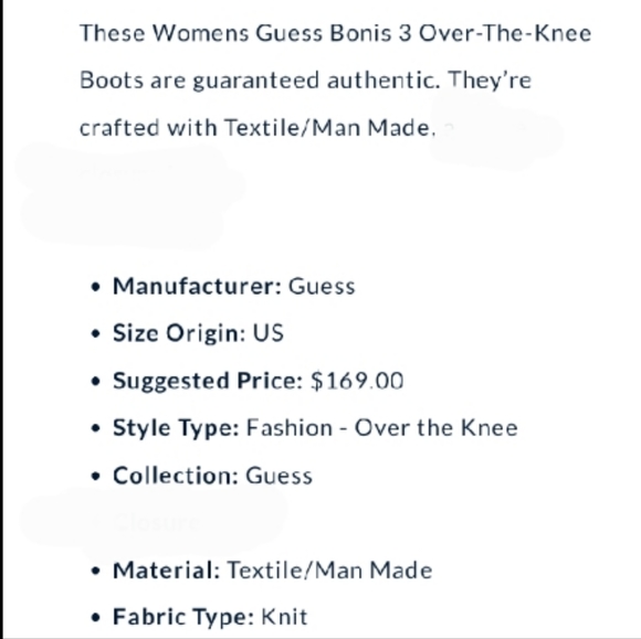 Guess Silver Metallic Boots - Picture 2 of 12